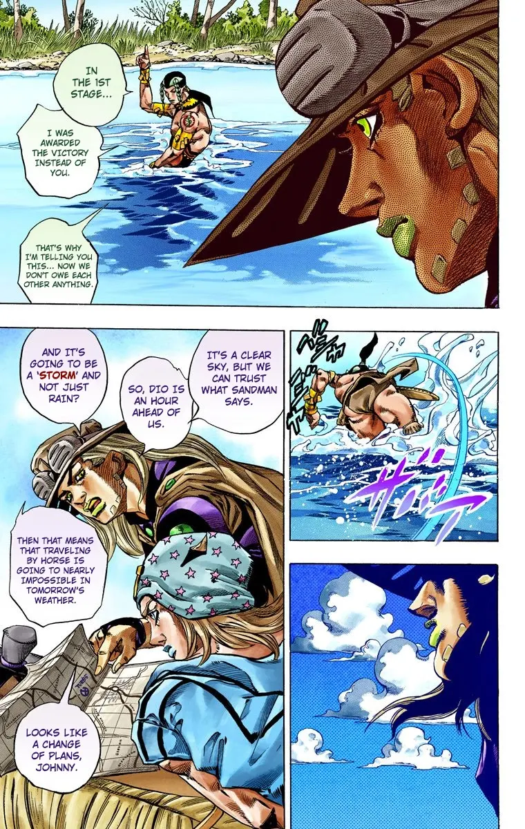 JoJo's Bizarre Adventure Steel Ball Run Colored Manga, chapter 36, page 14