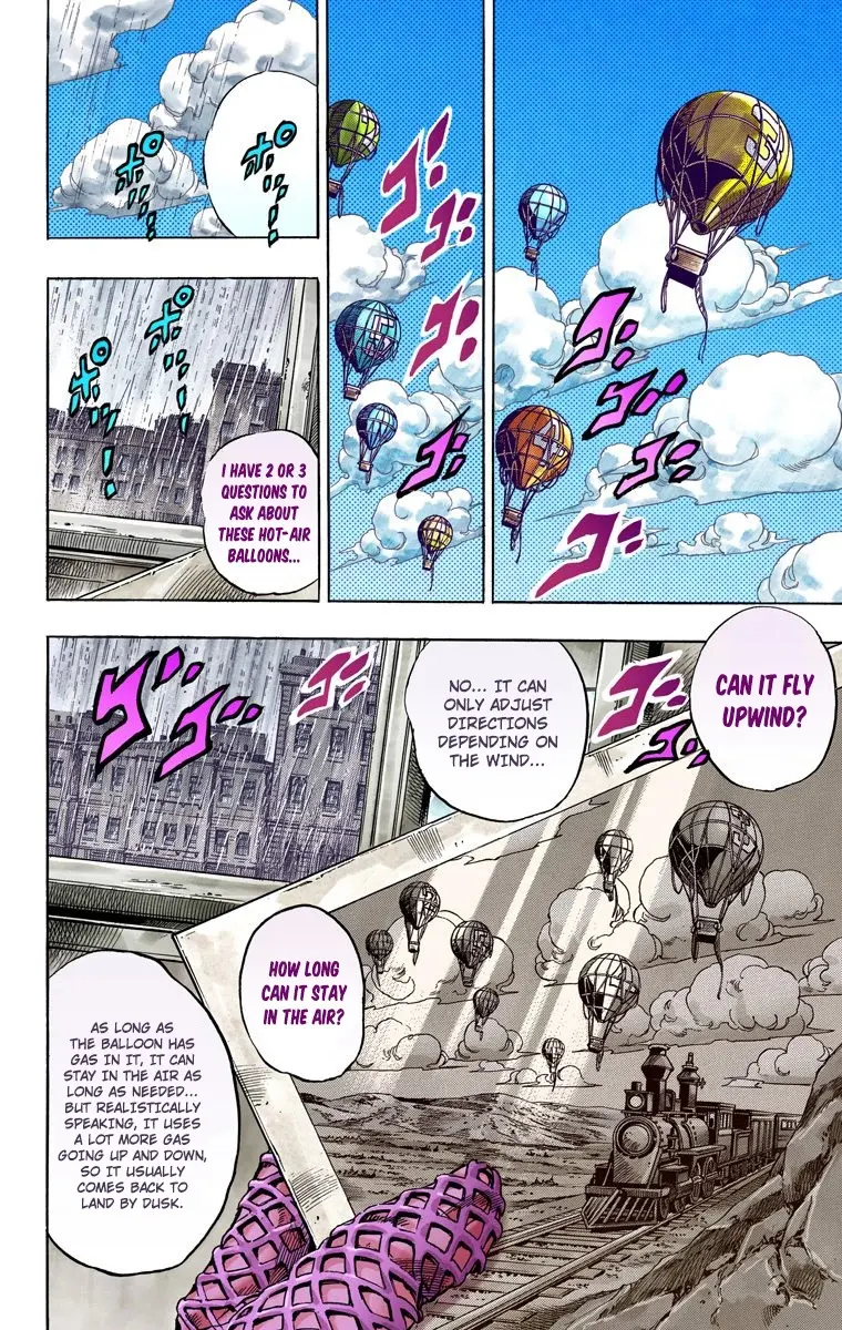 JoJo's Bizarre Adventure Steel Ball Run Colored Manga, chapter 36, page 19