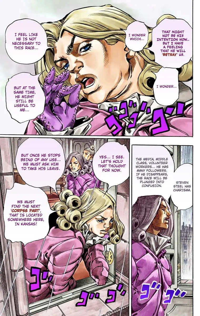 JoJo's Bizarre Adventure Steel Ball Run Colored Manga, chapter 36, page 22