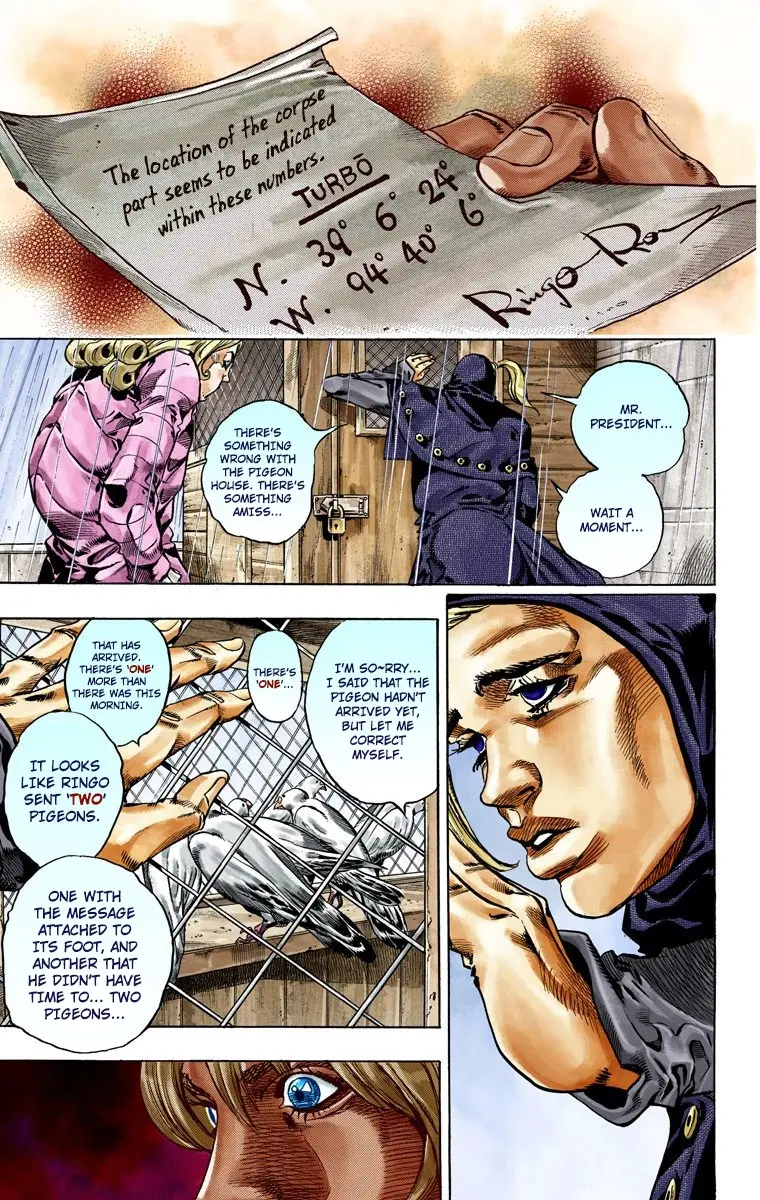 JoJo's Bizarre Adventure Steel Ball Run Colored Manga, chapter 36, page 40