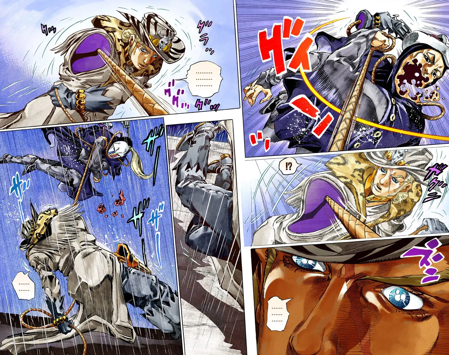 JoJo's Bizarre Adventure Steel Ball Run Colored Manga, chapter 37, page 34