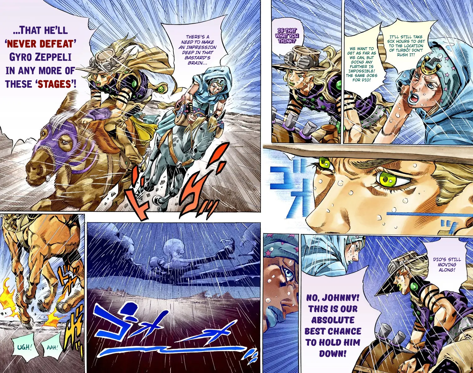 JoJo's Bizarre Adventure Steel Ball Run Colored Manga, chapter 37, page 43