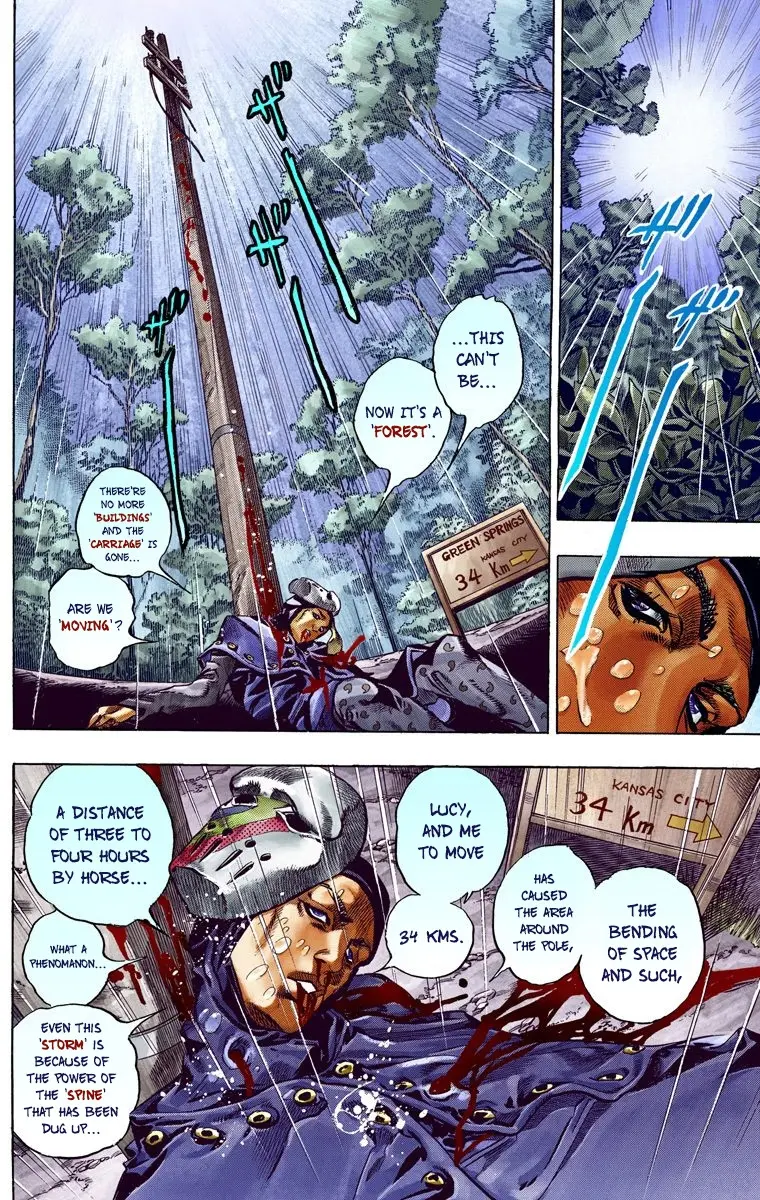 JoJo's Bizarre Adventure Steel Ball Run Colored Manga, chapter 38, page 16
