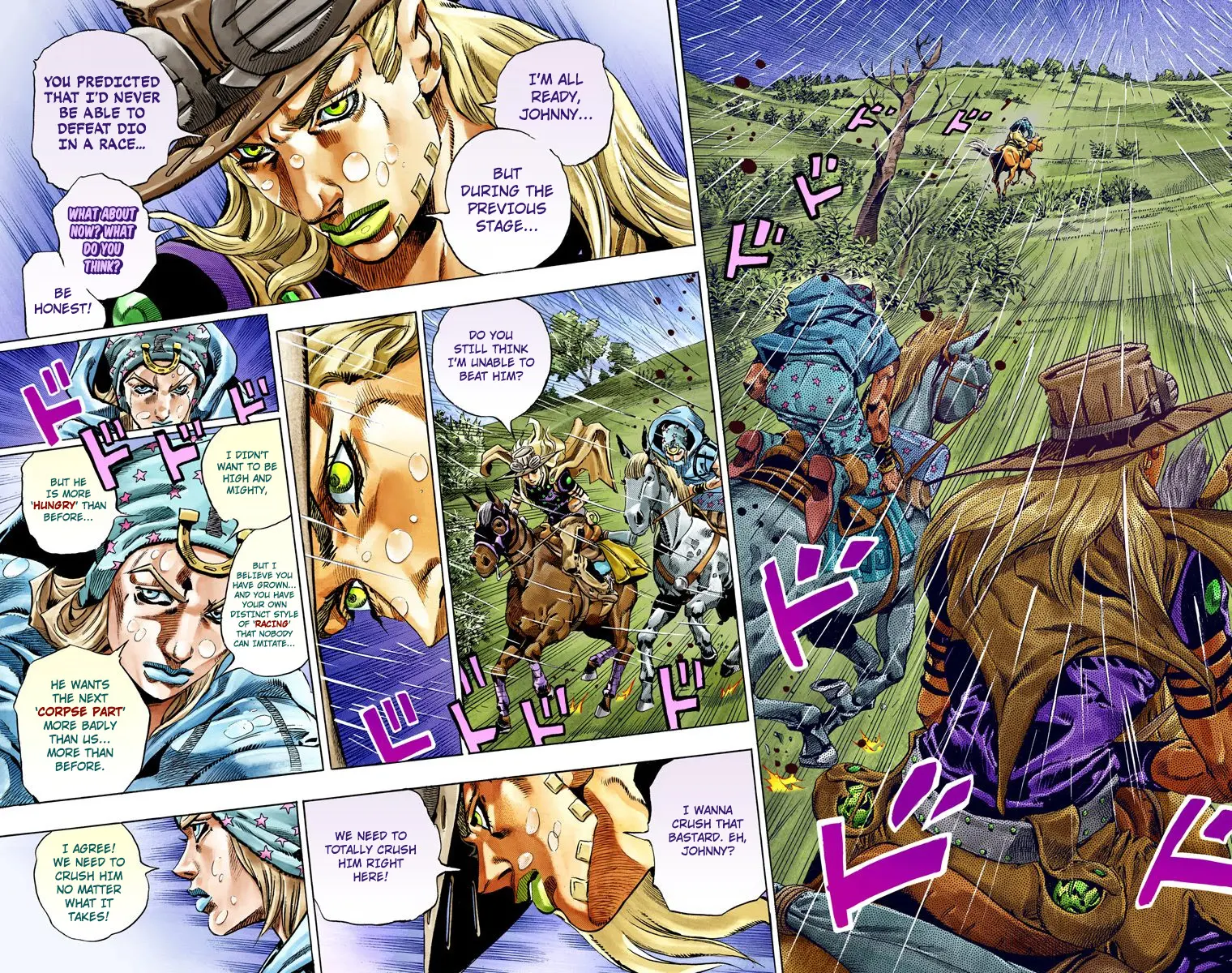 JoJo's Bizarre Adventure Steel Ball Run Colored Manga, chapter 38, page 21
