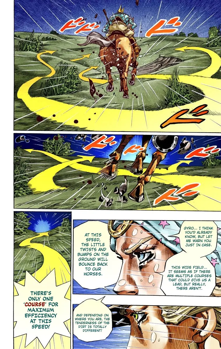 JoJo's Bizarre Adventure Steel Ball Run Colored Manga, chapter 38, page 28