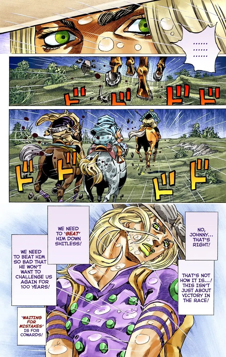 JoJo's Bizarre Adventure Steel Ball Run Colored Manga, chapter 38, page 33