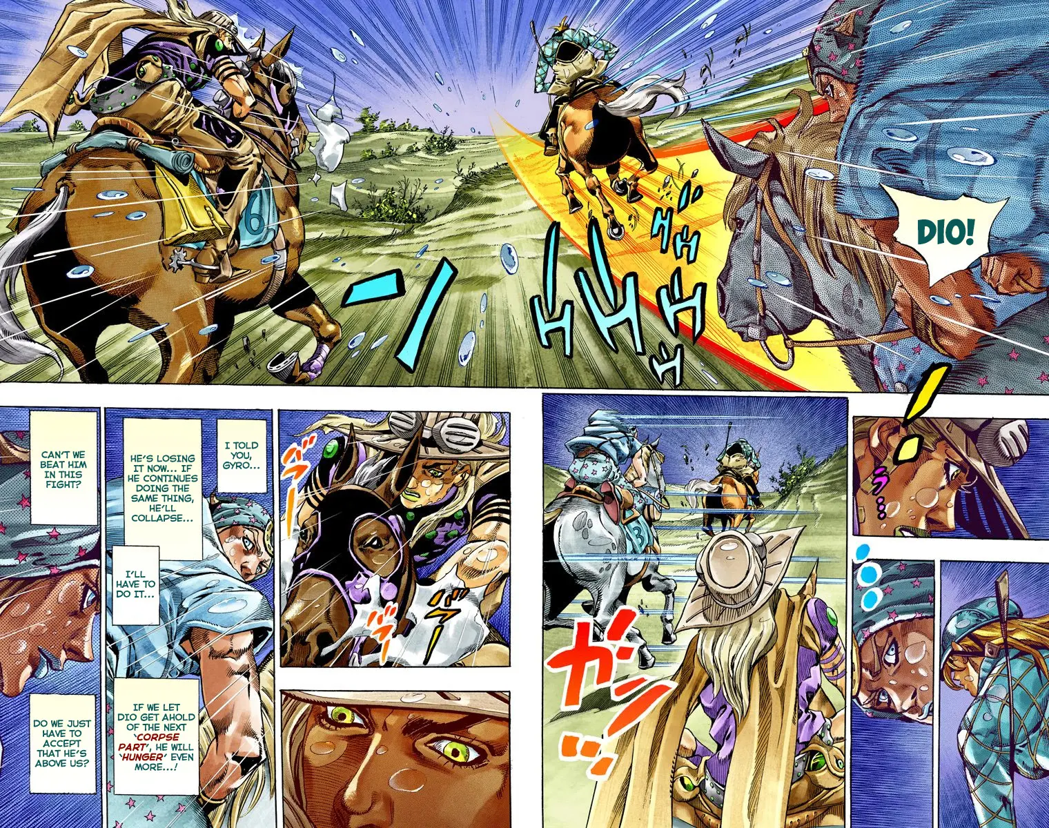 JoJo's Bizarre Adventure Steel Ball Run Colored Manga, chapter 38, page 37