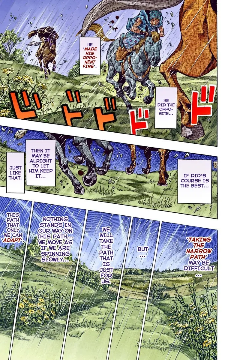 JoJo's Bizarre Adventure Steel Ball Run Colored Manga, chapter 38, page 39