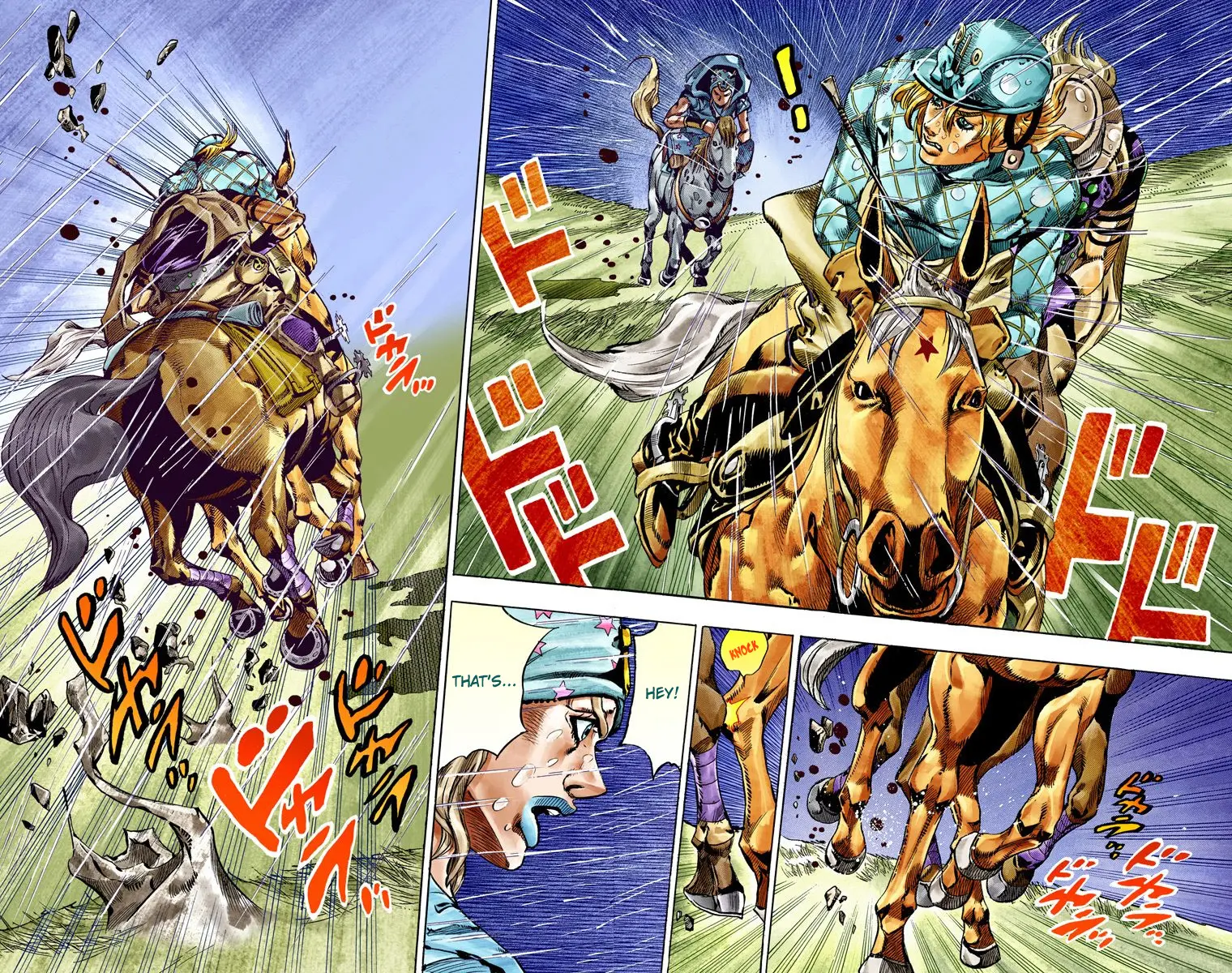 JoJo's Bizarre Adventure Steel Ball Run Colored Manga, chapter 38, page 44