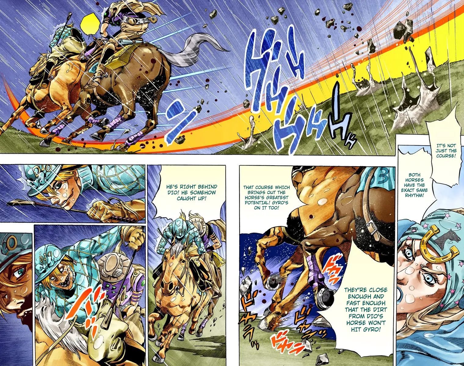 JoJo's Bizarre Adventure Steel Ball Run Colored Manga, chapter 38, page 47