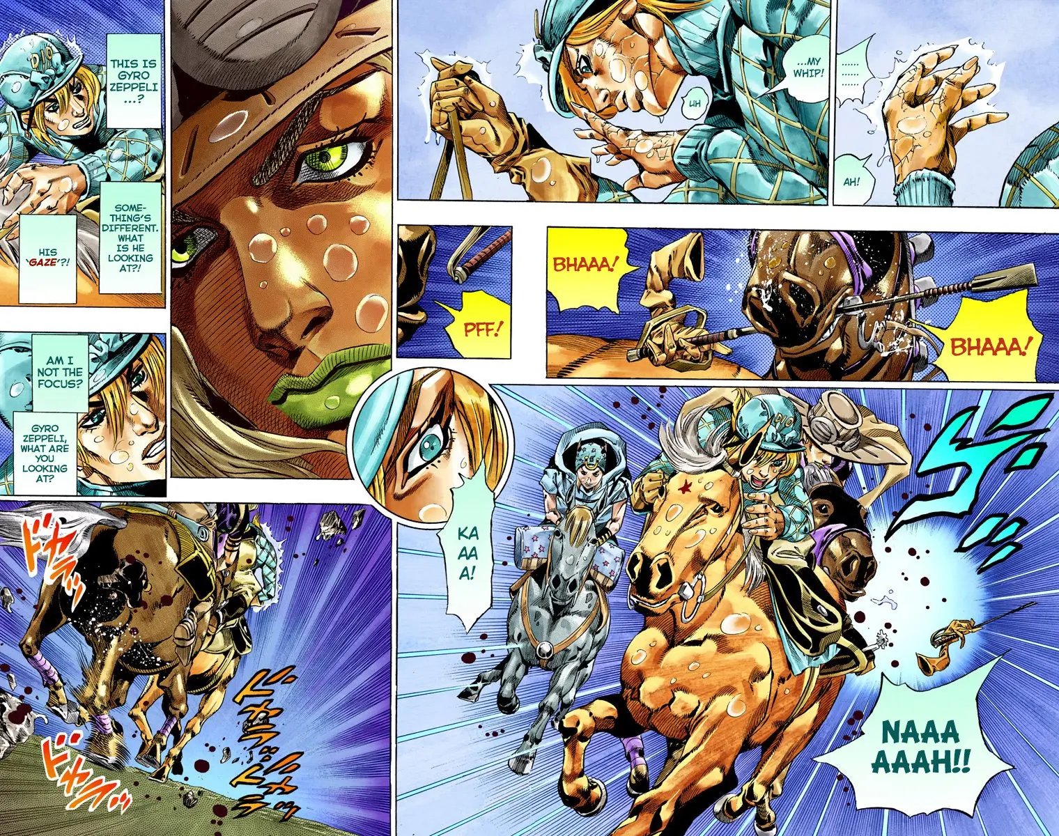 JoJo's Bizarre Adventure Steel Ball Run Colored Manga, chapter 38, page 48