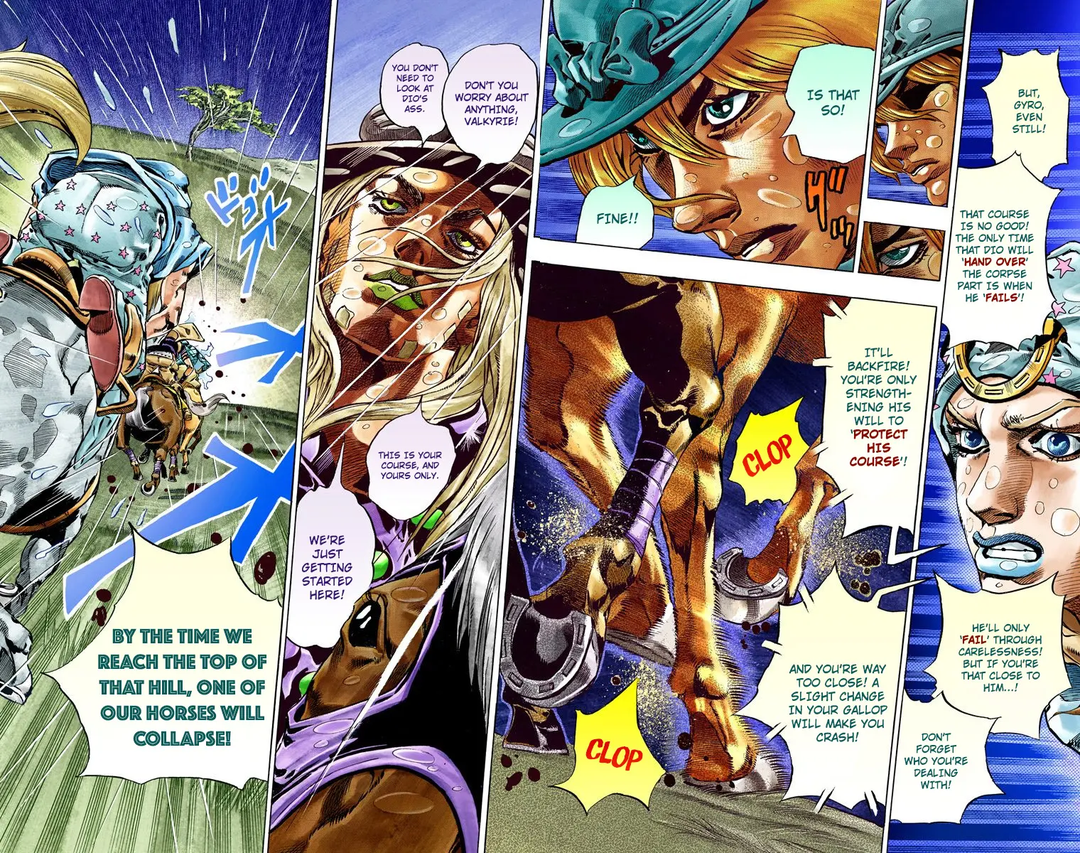 JoJo's Bizarre Adventure Steel Ball Run Colored Manga, chapter 38, page 49