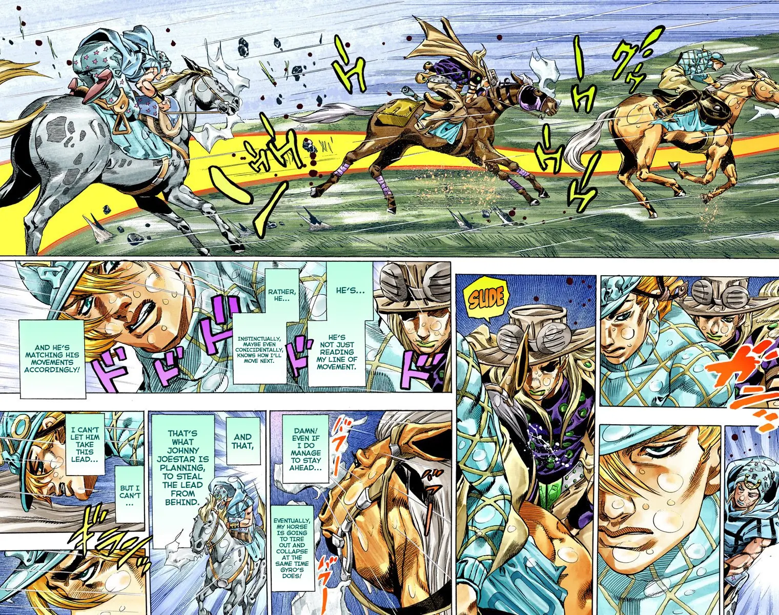 JoJo's Bizarre Adventure Steel Ball Run Colored Manga, chapter 39, page 4