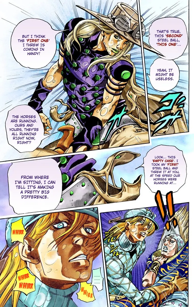 JoJo's Bizarre Adventure Steel Ball Run Colored Manga, chapter 39, page 12