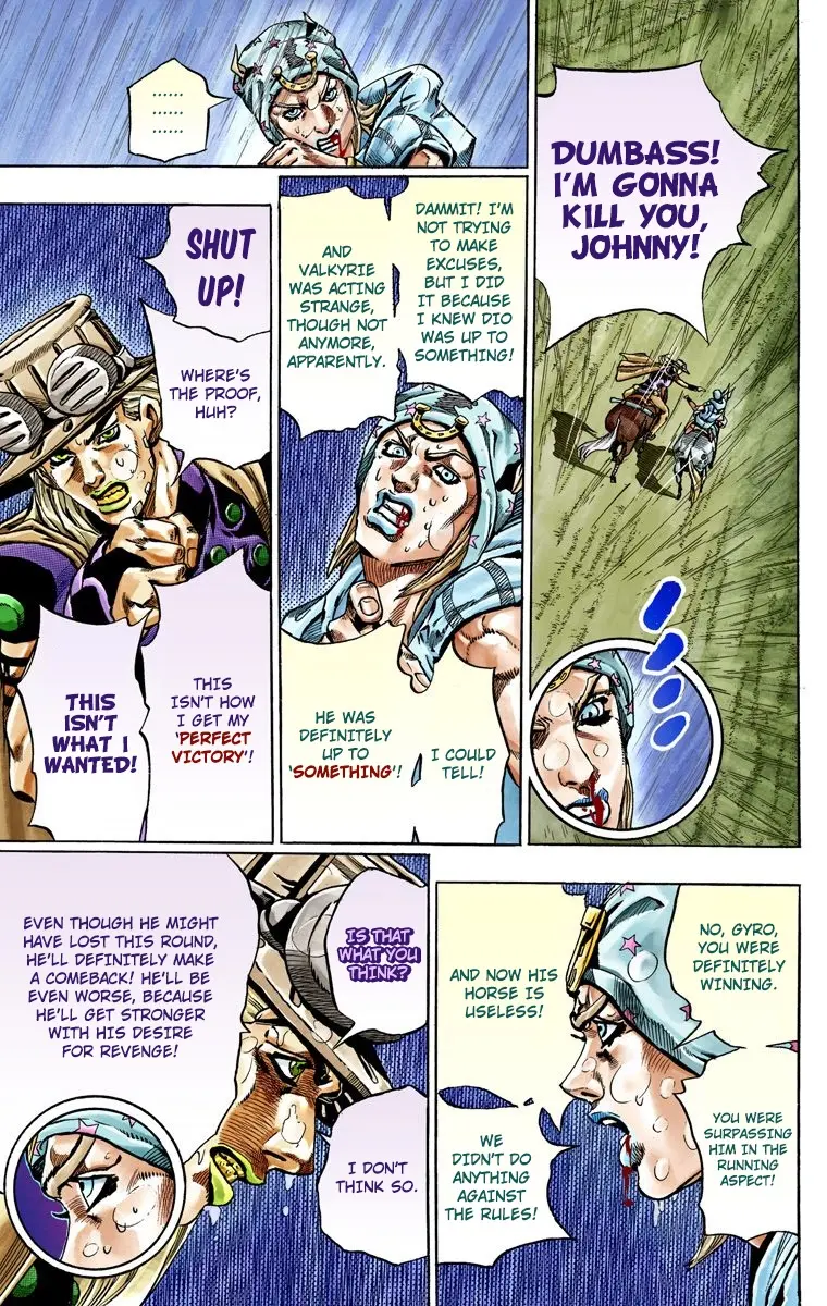 JoJo's Bizarre Adventure Steel Ball Run Colored Manga, chapter 39, page 19