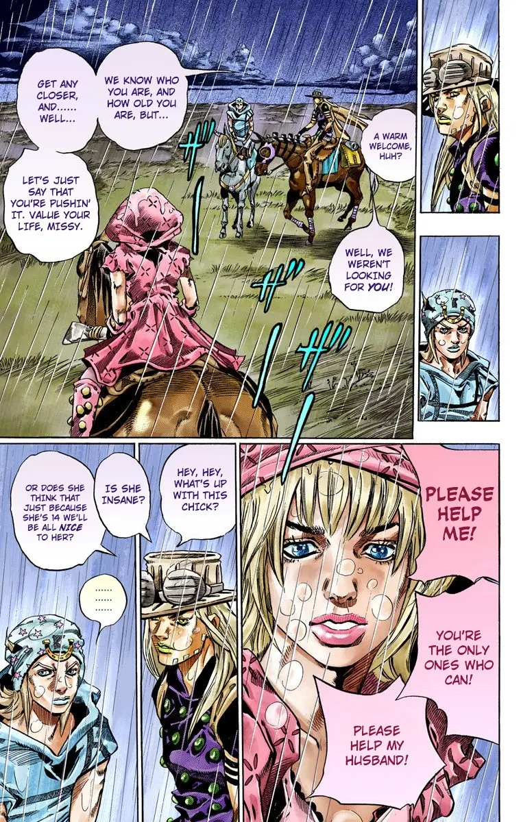 JoJo's Bizarre Adventure Steel Ball Run Colored Manga, chapter 39, page 23