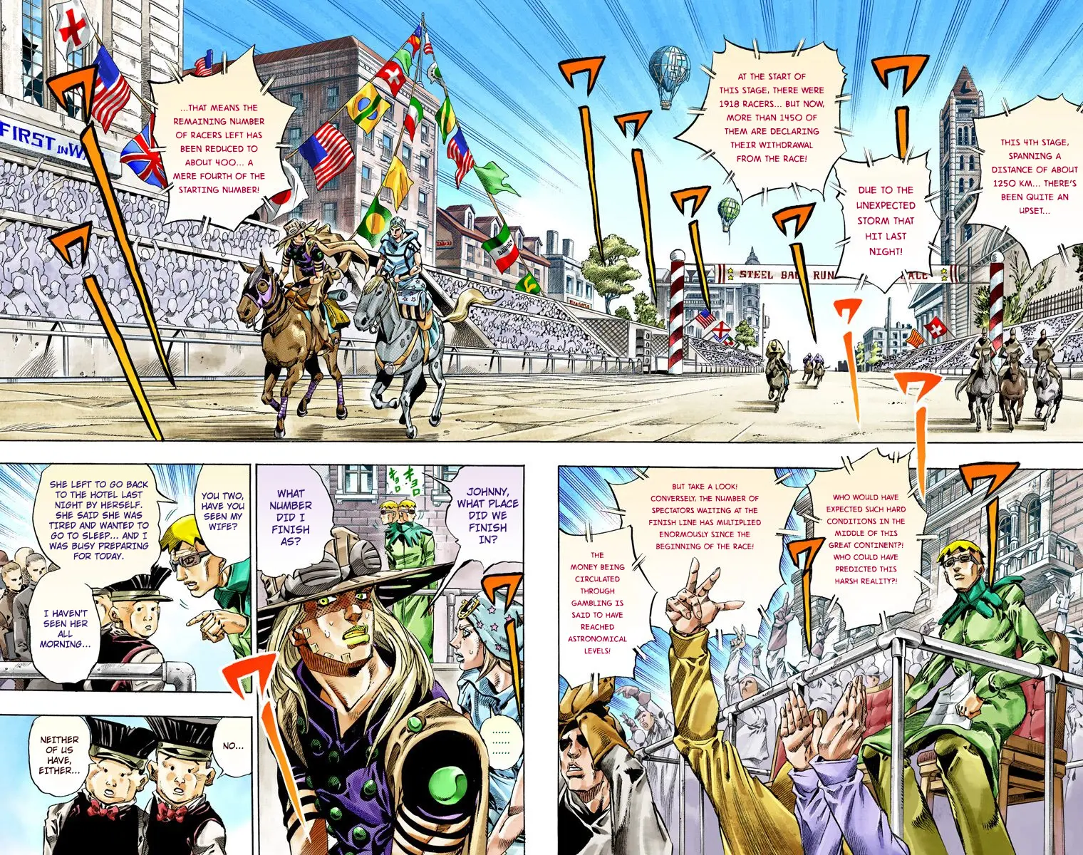 JoJo's Bizarre Adventure Steel Ball Run Colored Manga, chapter 40, page 5