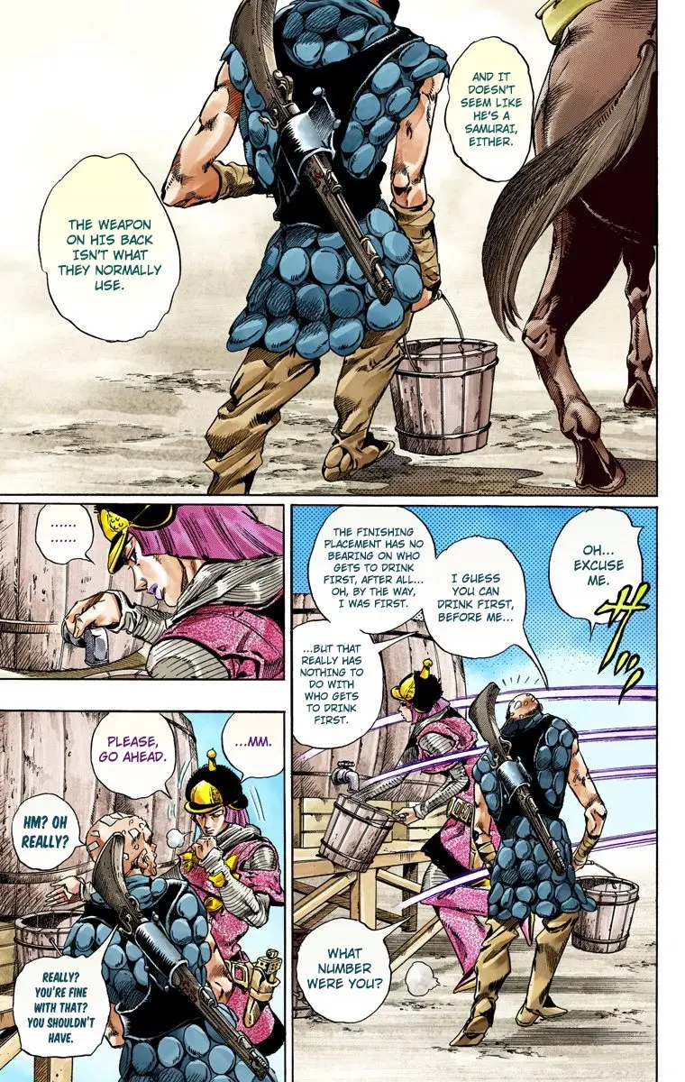 JoJo's Bizarre Adventure Steel Ball Run Colored Manga, chapter 40, page 10