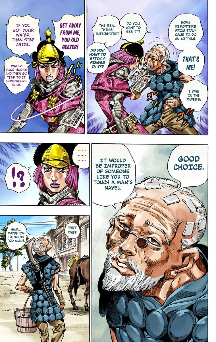 JoJo's Bizarre Adventure Steel Ball Run Colored Manga, chapter 40, page 12