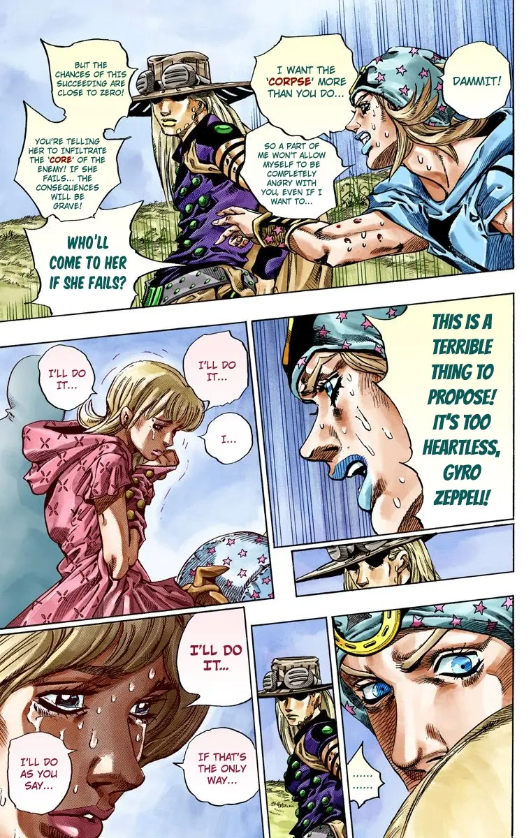 JoJo's Bizarre Adventure Steel Ball Run Colored Manga, chapter 40, page 32