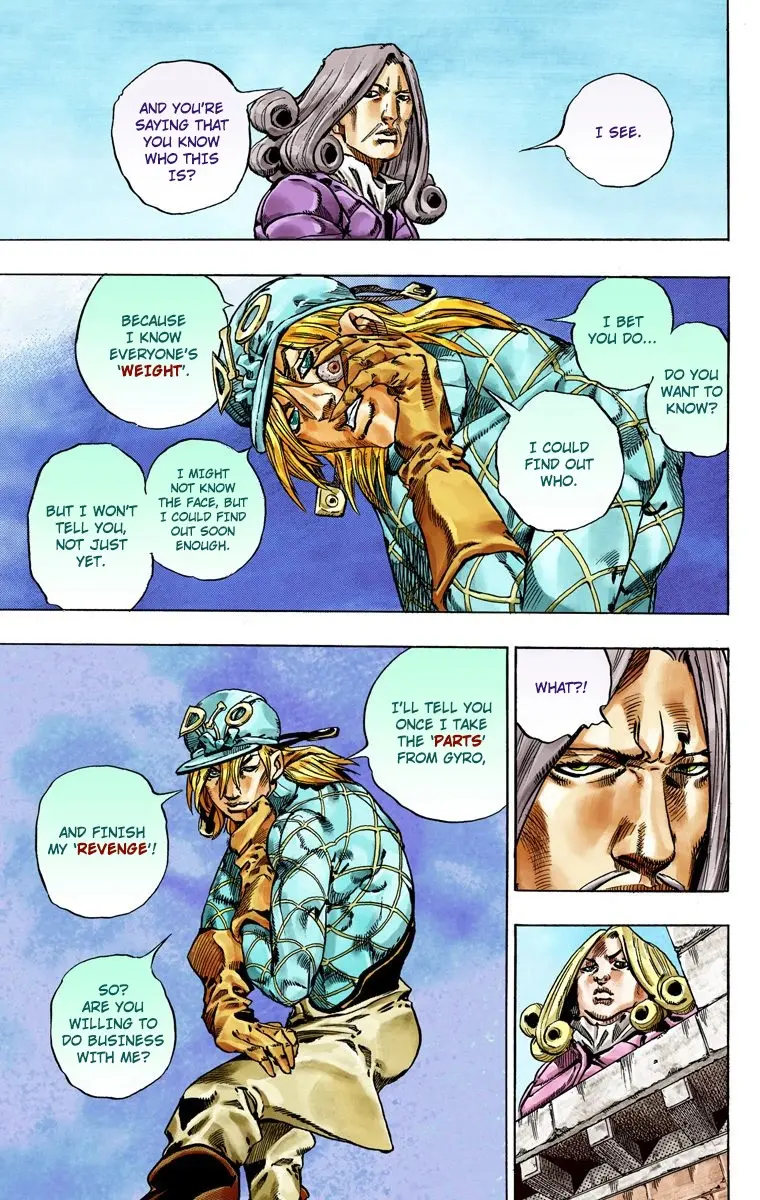 JoJo's Bizarre Adventure Steel Ball Run Colored Manga, chapter 40, page 43