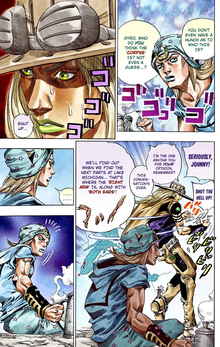 JoJo's Bizarre Adventure Steel Ball Run Colored Manga, chapter 41, page 11