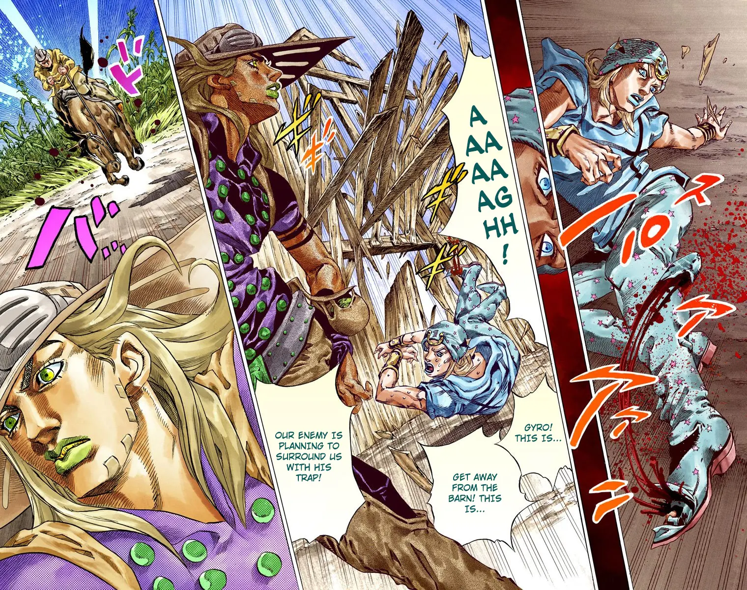 JoJo's Bizarre Adventure Steel Ball Run Colored Manga, chapter 41, page 23
