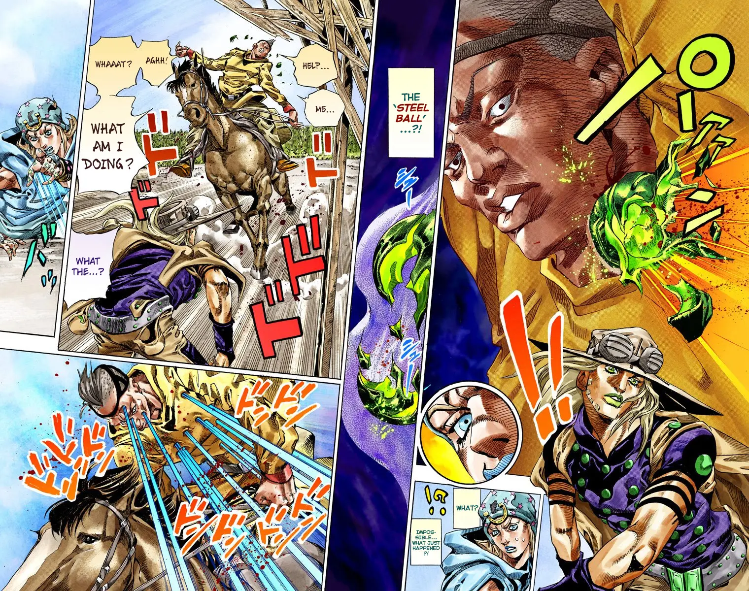 JoJo's Bizarre Adventure Steel Ball Run Colored Manga, chapter 41, page 27