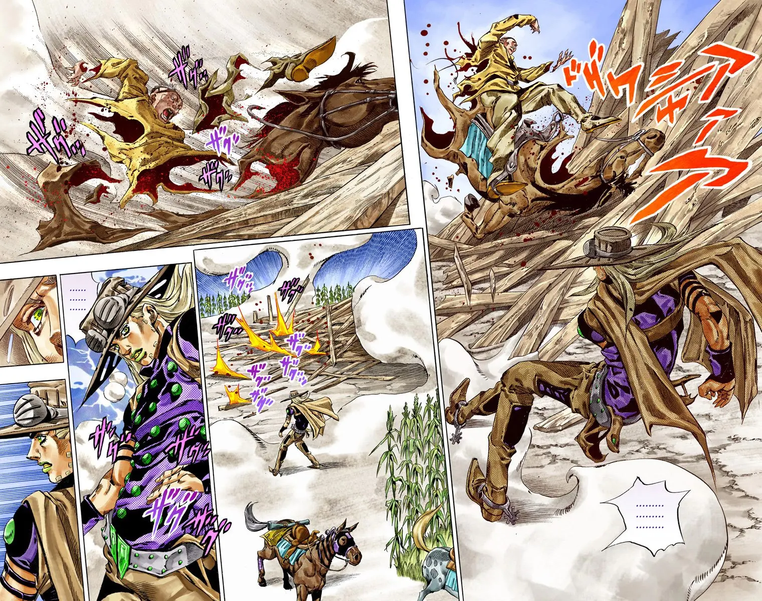 JoJo's Bizarre Adventure Steel Ball Run Colored Manga, chapter 41, page 32
