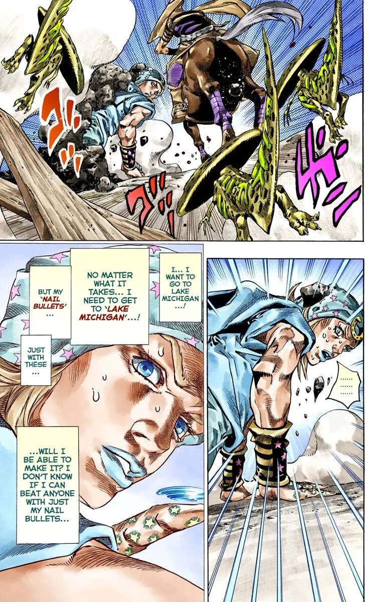JoJo's Bizarre Adventure Steel Ball Run Colored Manga, chapter 41, page 35