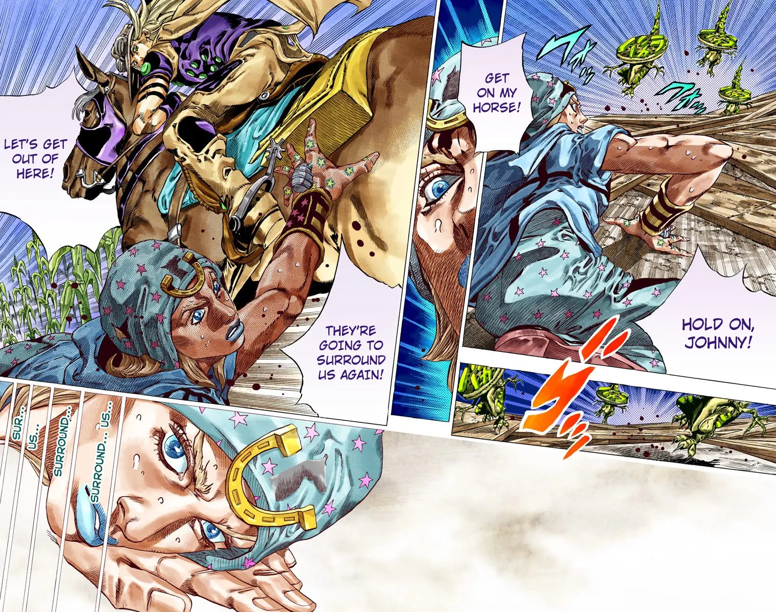 JoJo's Bizarre Adventure Steel Ball Run Colored Manga, chapter 42, page 3