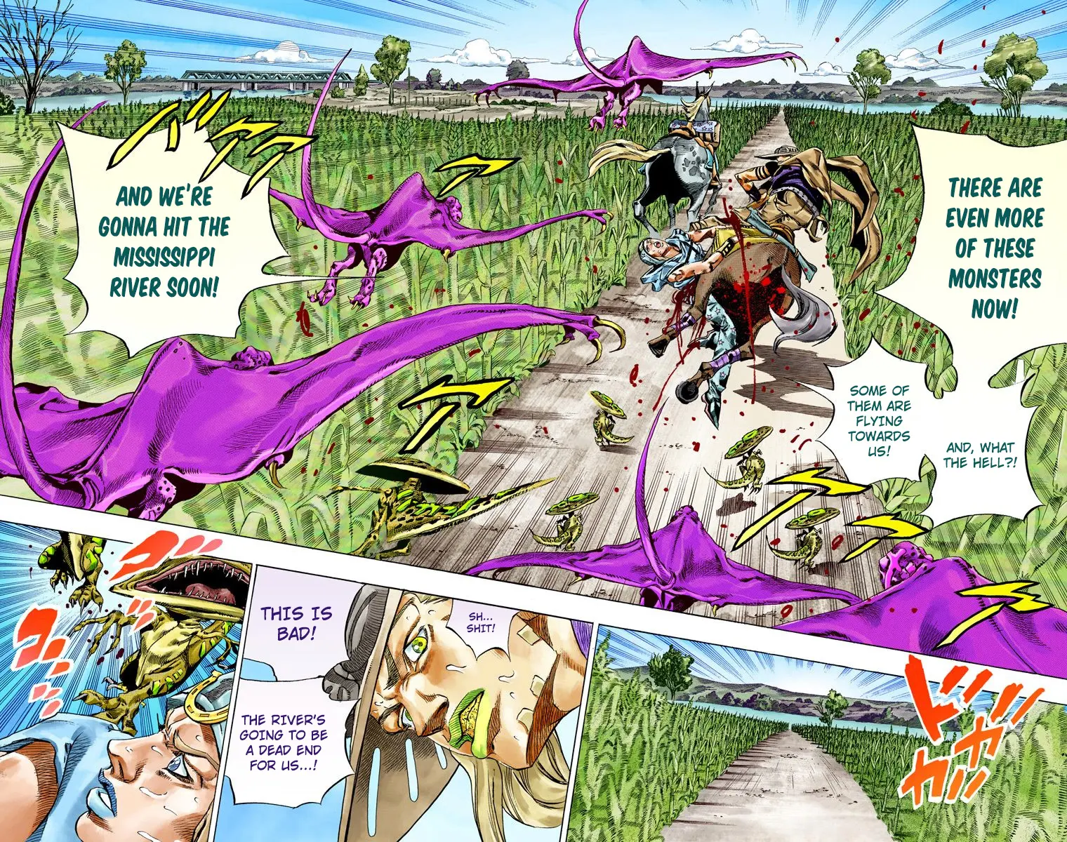 JoJo's Bizarre Adventure Steel Ball Run Colored Manga, chapter 42, page 35