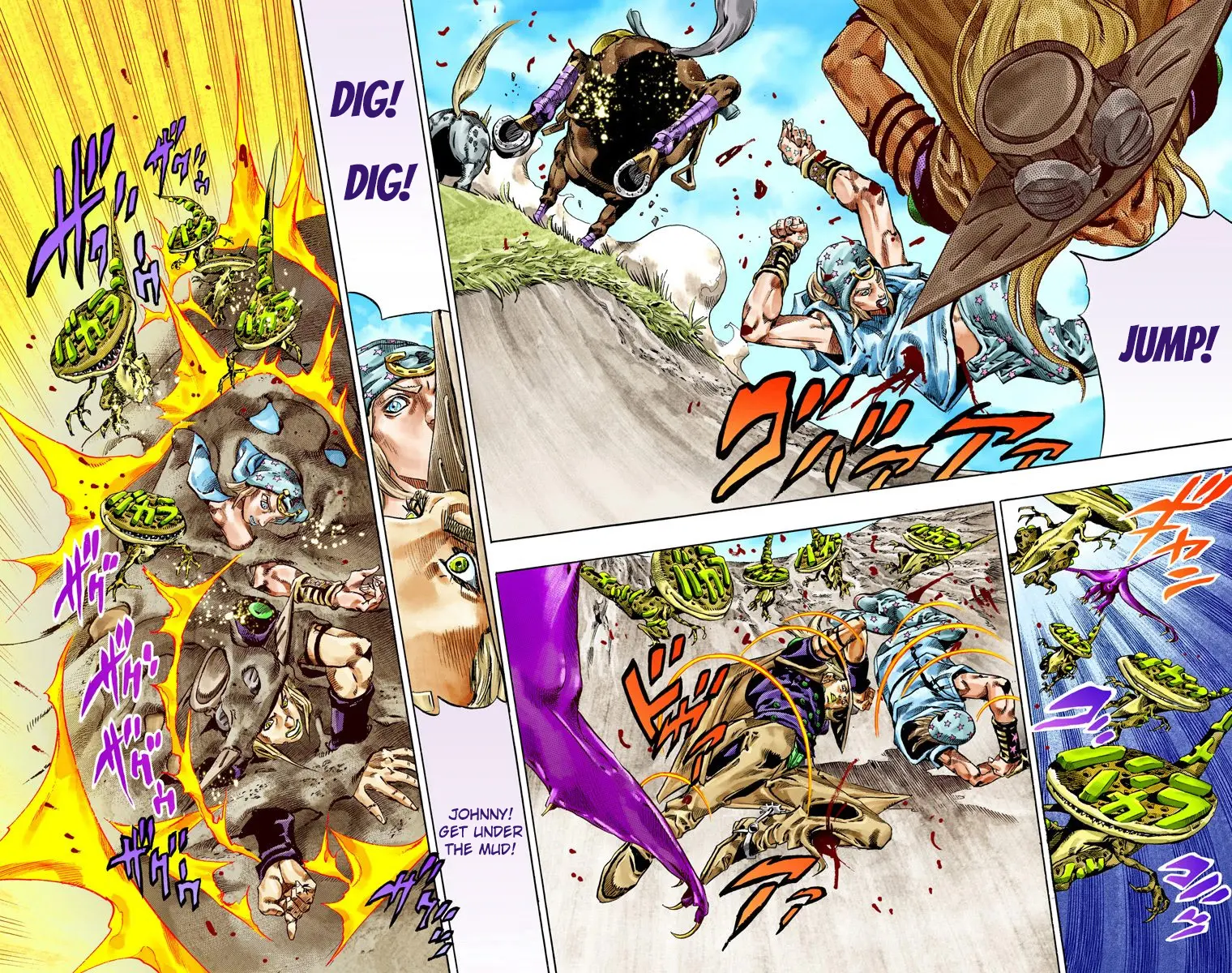 JoJo's Bizarre Adventure Steel Ball Run Colored Manga, chapter 42, page 38