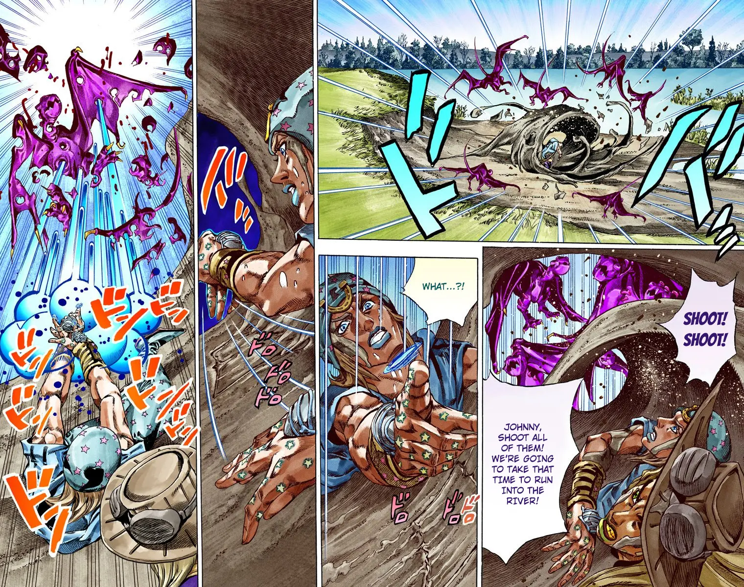 JoJo's Bizarre Adventure Steel Ball Run Colored Manga, chapter 43, page 15