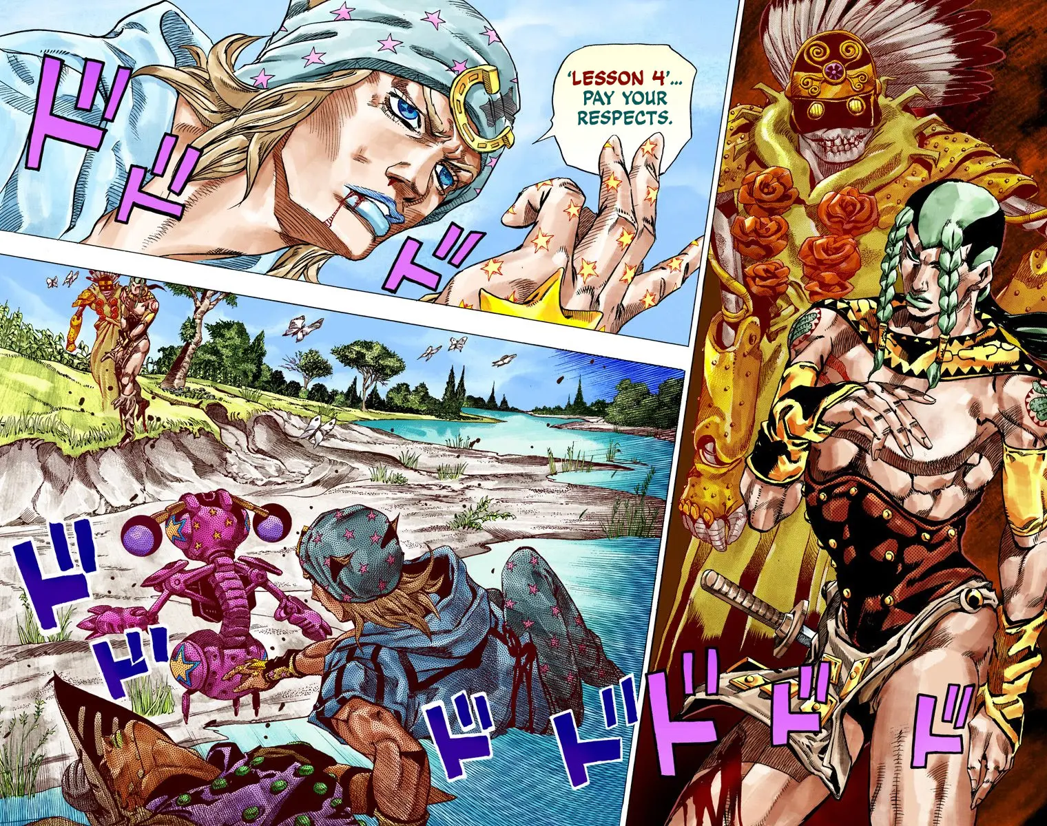 JoJo's Bizarre Adventure Steel Ball Run Colored Manga, chapter 44, page 22