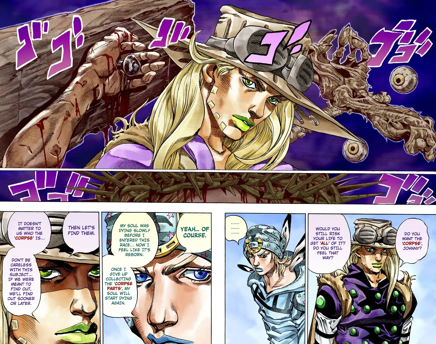 JoJo's Bizarre Adventure Steel Ball Run Colored Manga, chapter 45, page 16