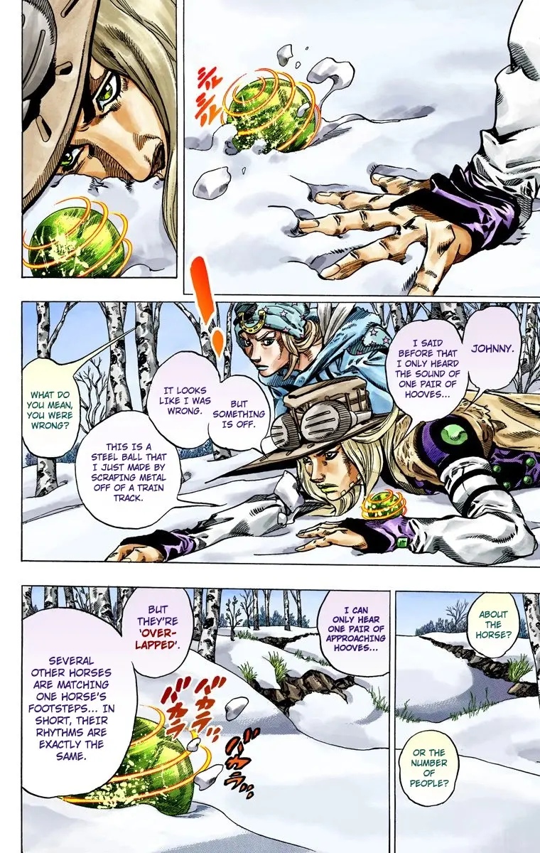 JoJo's Bizarre Adventure Steel Ball Run Colored Manga, chapter 45, page 17