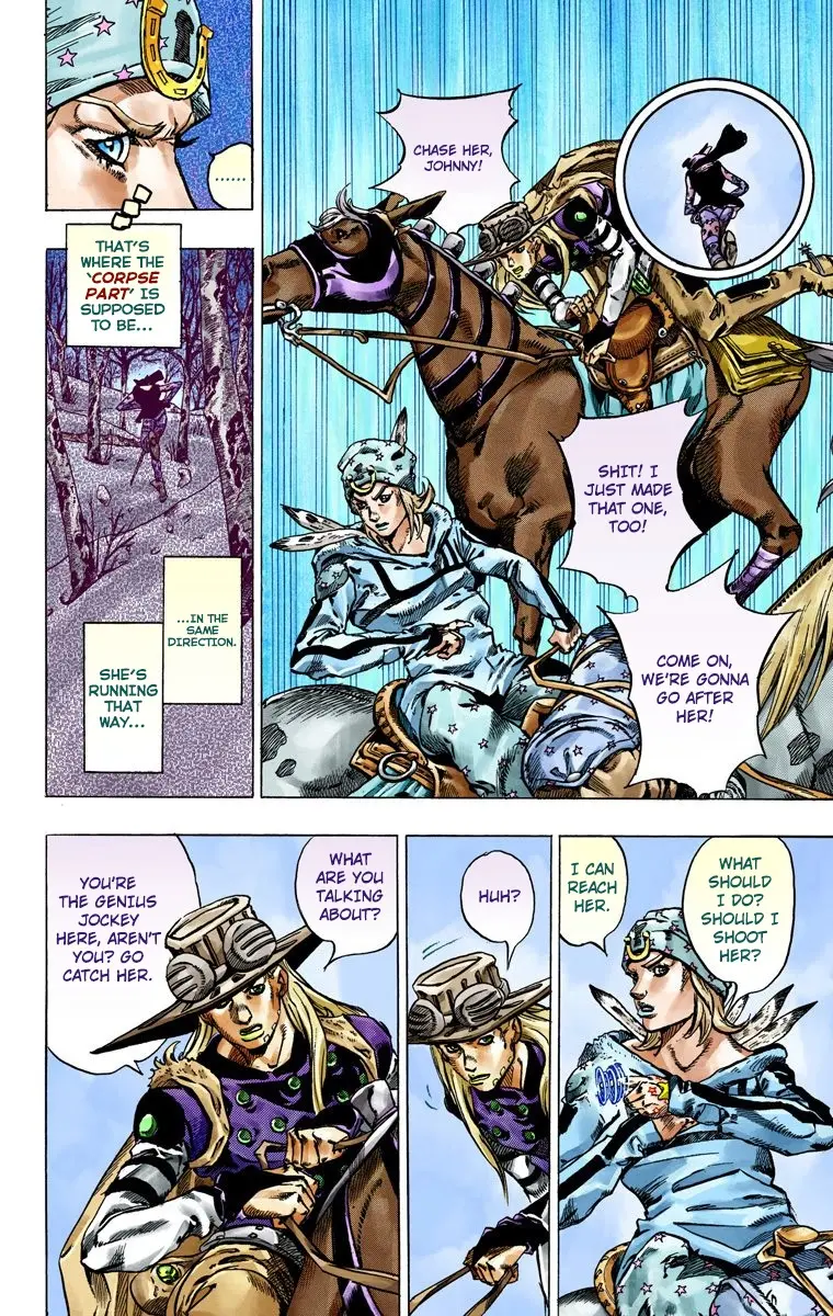 JoJo's Bizarre Adventure Steel Ball Run Colored Manga, chapter 45, page 22