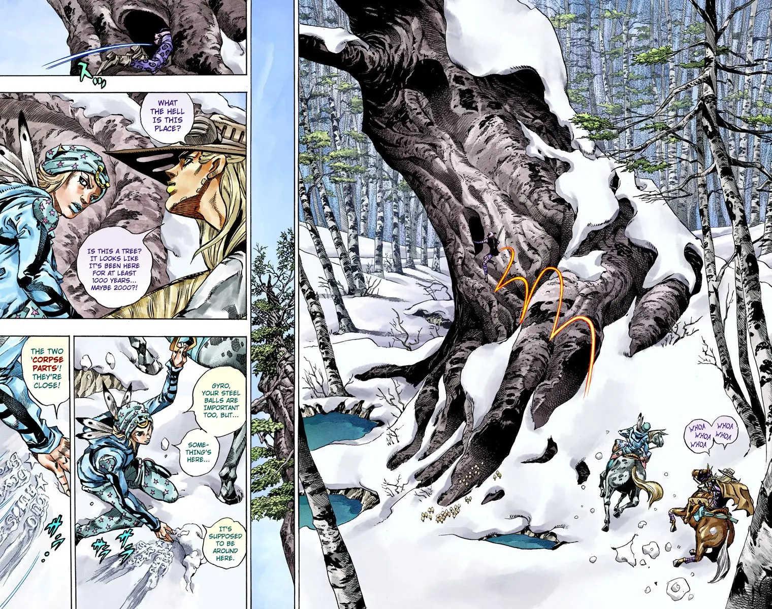 JoJo's Bizarre Adventure Steel Ball Run Colored Manga, chapter 45, page 24