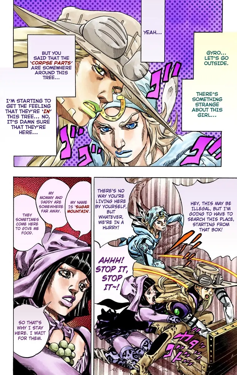 JoJo's Bizarre Adventure Steel Ball Run Colored Manga, chapter 45, page 37