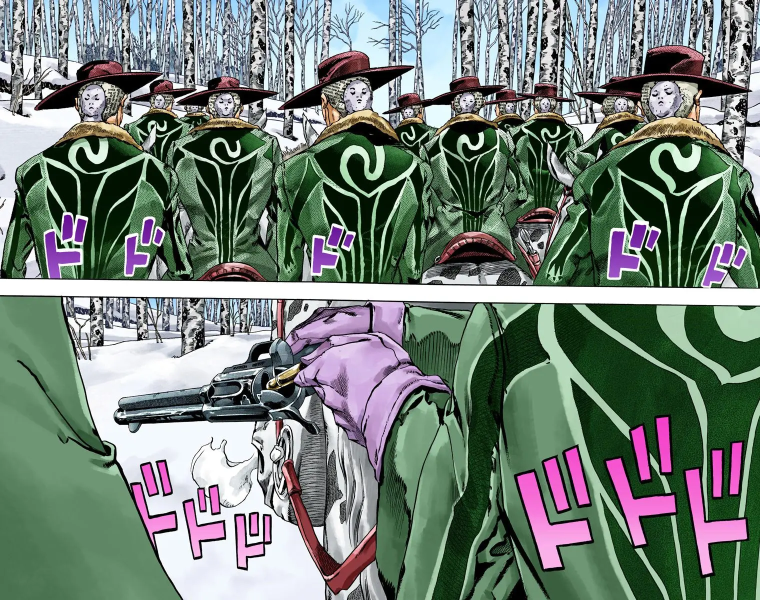 JoJo's Bizarre Adventure Steel Ball Run Colored Manga, chapter 45, page 59
