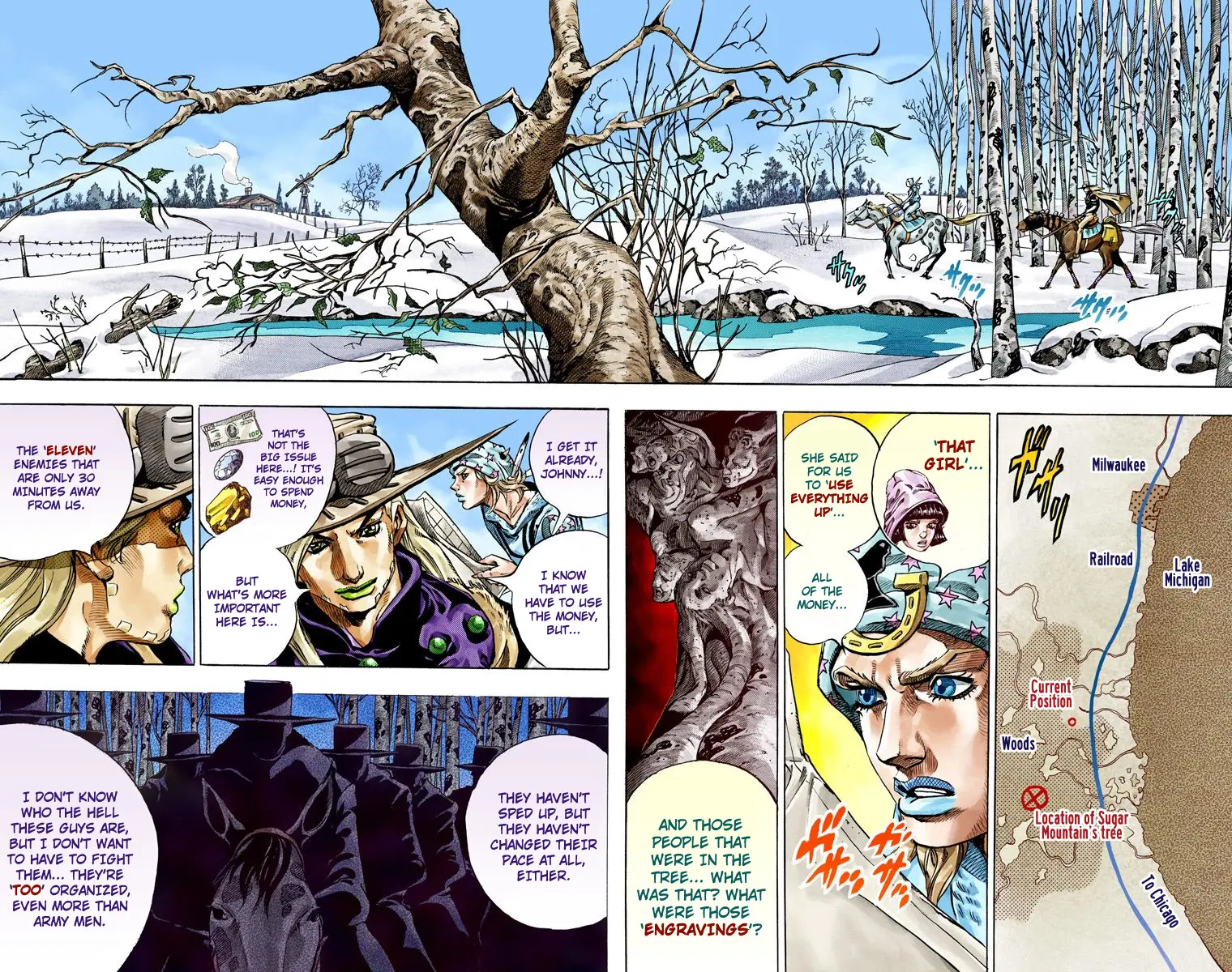 JoJo's Bizarre Adventure Steel Ball Run Colored Manga, chapter 46, page 4