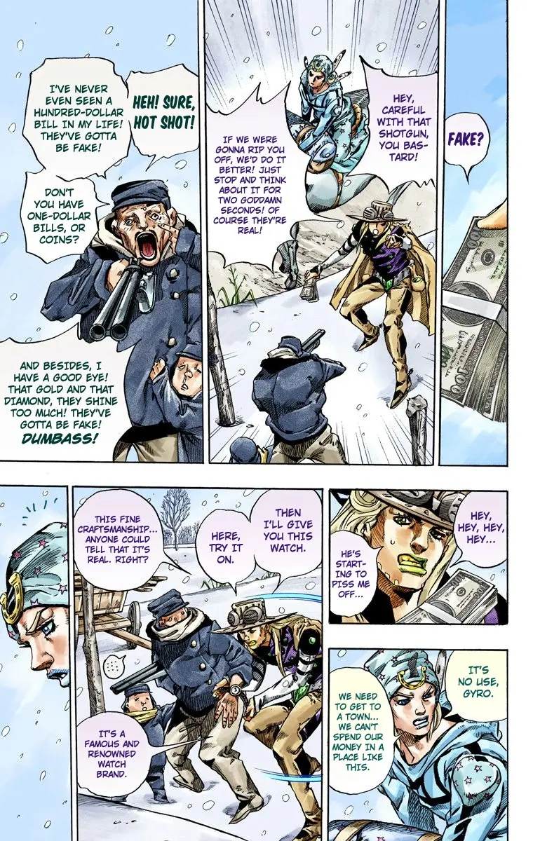 JoJo's Bizarre Adventure Steel Ball Run Colored Manga, chapter 46, page 8