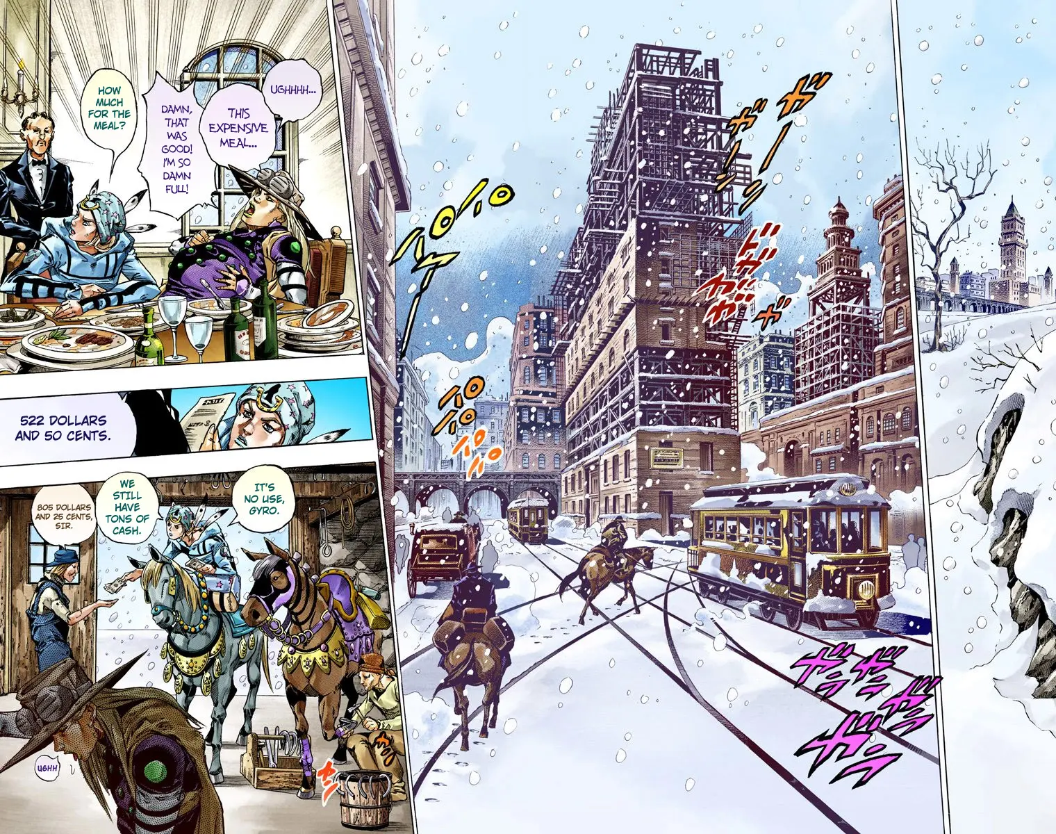 JoJo's Bizarre Adventure Steel Ball Run Colored Manga, chapter 46, page 19
