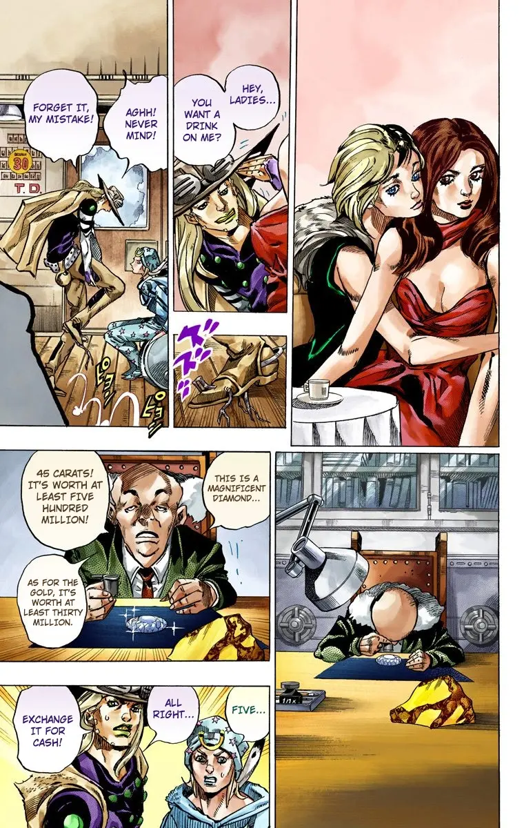 JoJo's Bizarre Adventure Steel Ball Run Colored Manga, chapter 46, page 21