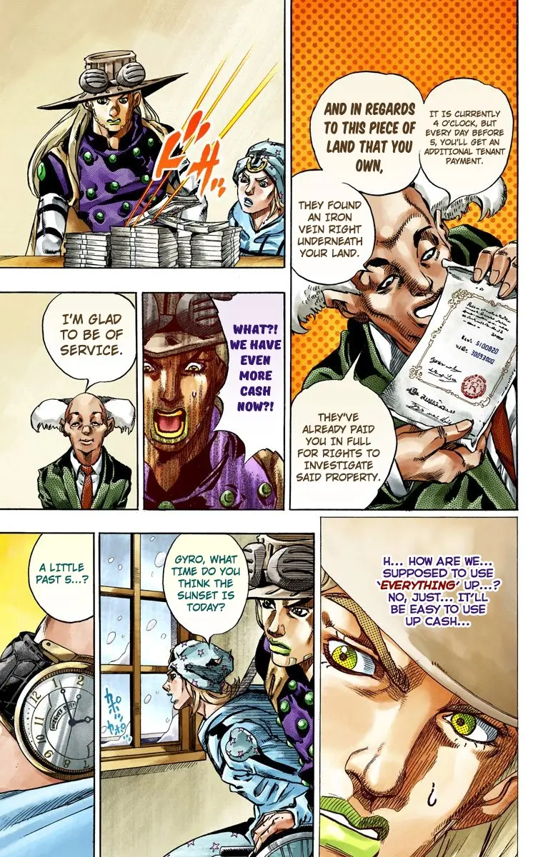 JoJo's Bizarre Adventure Steel Ball Run Colored Manga, chapter 46, page 25