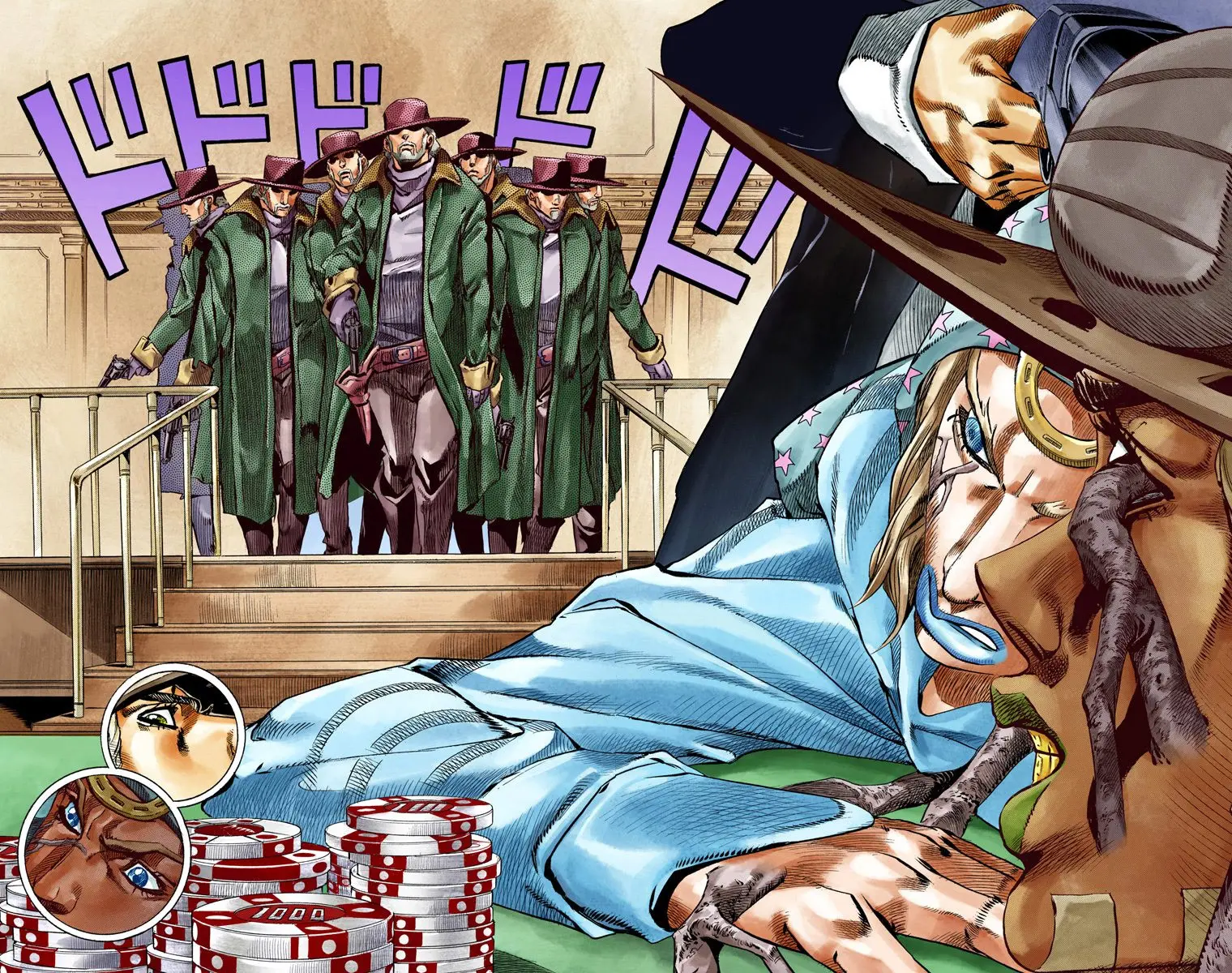 JoJo's Bizarre Adventure Steel Ball Run Colored Manga, chapter 46, page 43