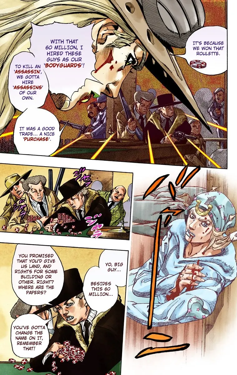 JoJo's Bizarre Adventure Steel Ball Run Colored Manga, chapter 47, page 33