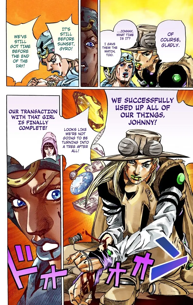 JoJo's Bizarre Adventure Steel Ball Run Colored Manga, chapter 47, page 34