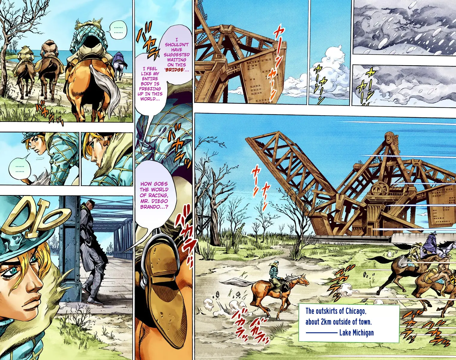 JoJo's Bizarre Adventure Steel Ball Run Colored Manga, chapter 48, page 23